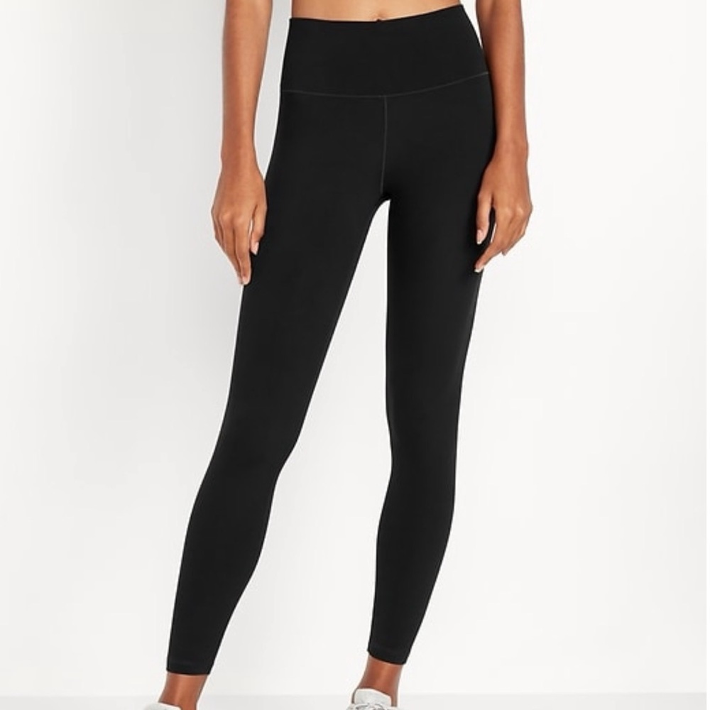 Old Navy Studio Smooth Black Leggings Size L